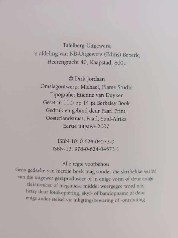 Die Jakkalssomer / Dirk Jordaan