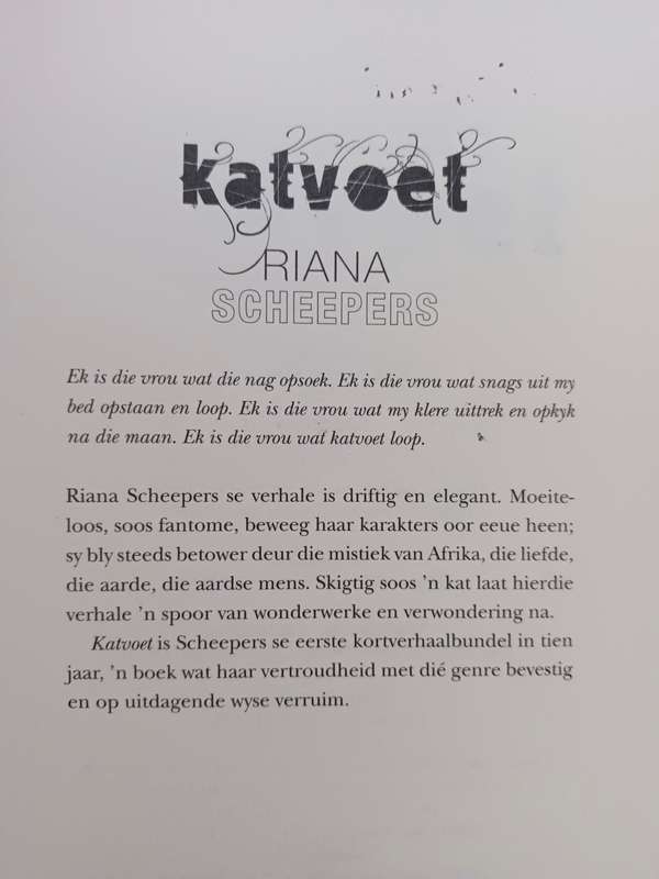Katvoet / Riana Scheepers