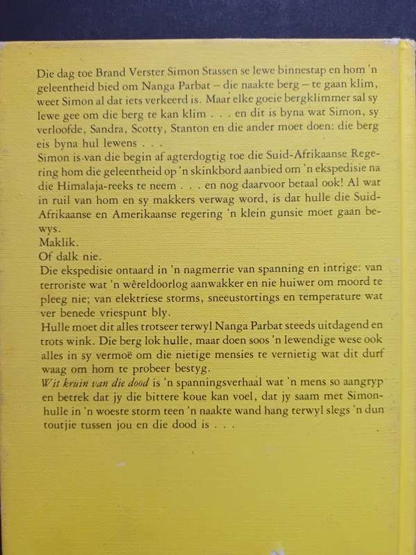 Wit Kruin van die Dood / Dawie Combrink