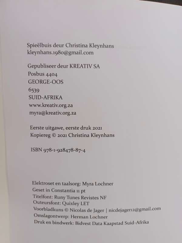 SPIEELBUIS / Christa Kleynhans