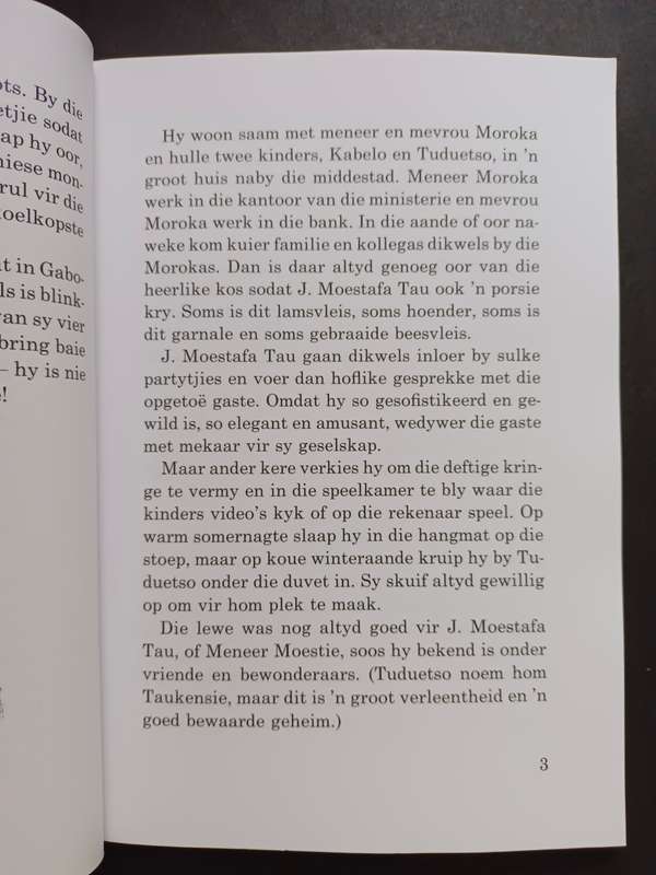 J. Moestafa Tau / Amanda Brown: met illustrasies deur Cora Coetzee