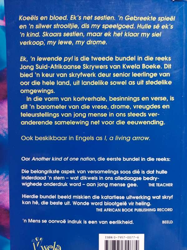 ek, 'n lewende pyl / Jong Suid-Afrikaanse Skrywers 2