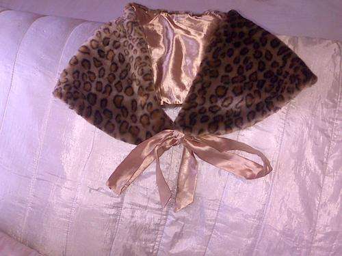 beautiful shawl animal faux fur