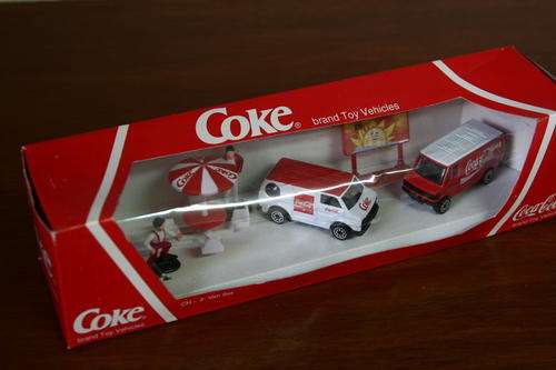 Coca-Cola (Coke) Toy Vehicles and figures set