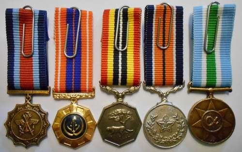 Miniature Medal Set of Five