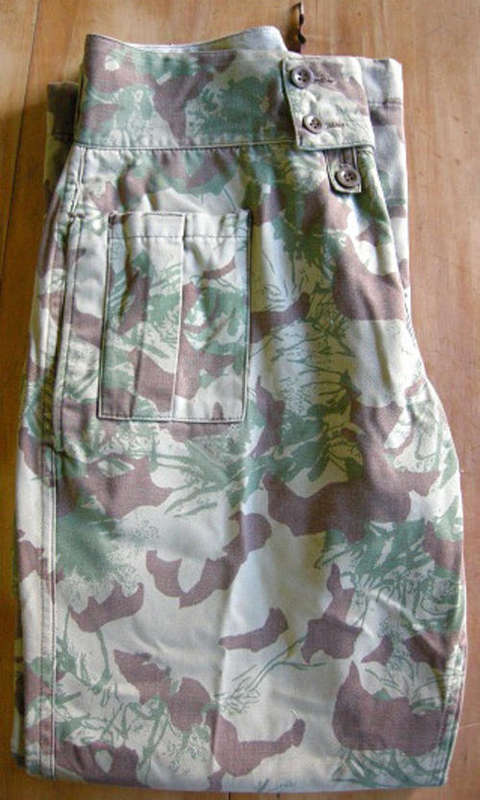 SAP Camo Trousers Label Reads: Marburg MNFR 1981 Size 92-79 Trousers S.A.P. All Buttons Intact