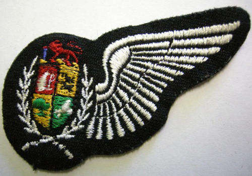 S.A.A.F. Navigator Half Wing Embroidered 79mm x 32mm