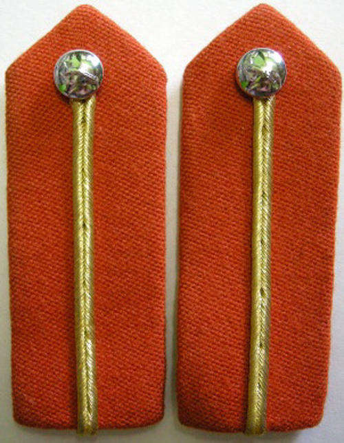 SA Army Senior Officers Staff Qualified Gorget Patch Pair