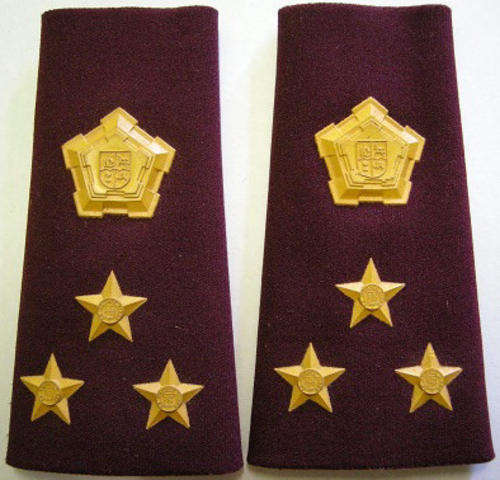 Brigadier Medic Rank Insignia Pair Rubberised