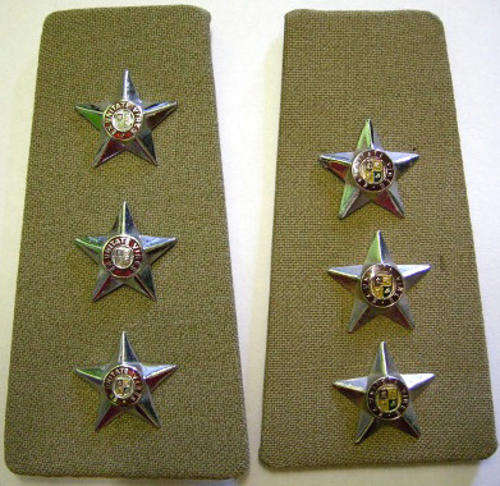 Captain Rank Insignia Single x 2 Variations