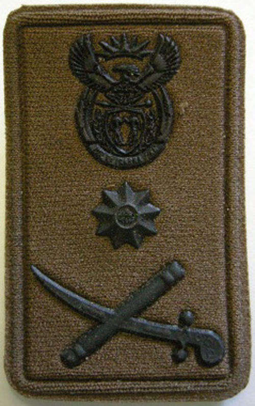 Brigadier General Collar Rank Insignia Single Rubberised