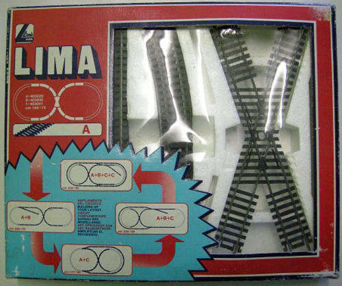Lima HO Gauge Track Set for Figure "8"  Set 404010 In Original Box SEE DESCRIPTION