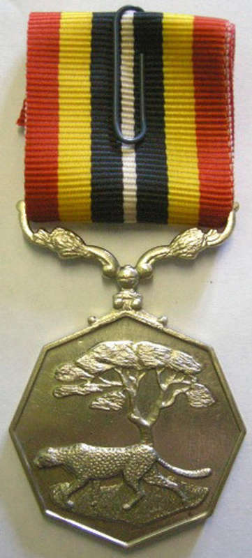 Full Size Southern Africa Medal Uniface Susp Tall Grass Crisp Detail Matte Finish Nr @ Back In Box