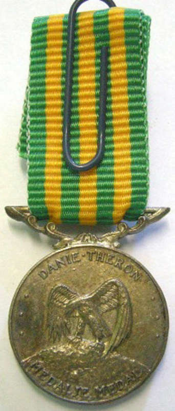 Miniature Danie Theron Medal