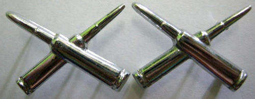 Ammunition Corps Collar Badges x 2 Variations