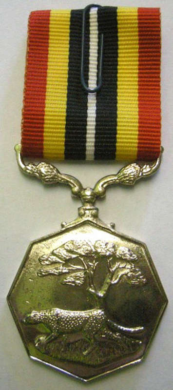 Full Size Southern Africa Medal Uniface Susp Short Grass Crisp Detail Mirror Finish Nr @ Back In Box