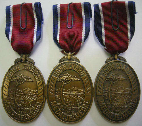 Full Size John Chard Medals x 3 Variations (Thin Lettering, Thick Lettering & Not Numbered)