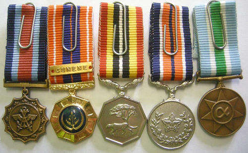 Miniature Medal Set of Five w/ Cunene Bar