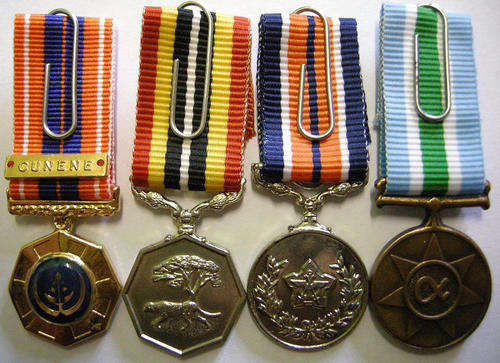 Miniature Medal Set of Four w/ Cunene Bar