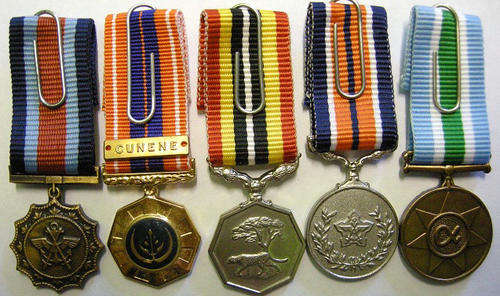 Miniature Medal Set of Five w/ Cunene Bar