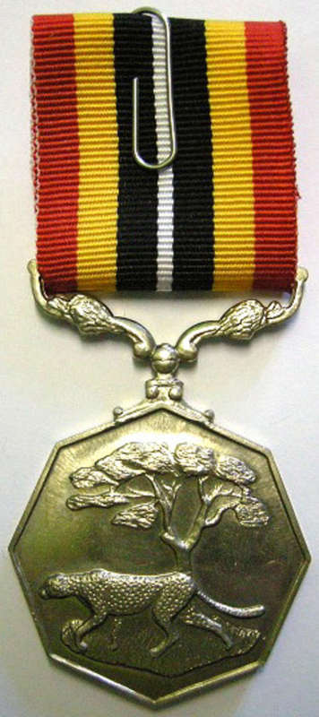 Full Size Southern Africa Medal Uniface Susp Short Grass Crisp Detail Matte Nr @ Back In Box