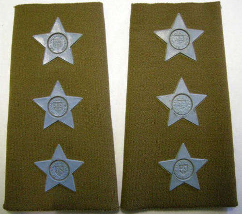 SAAF Captain Rubberised Rank Insignia Pair