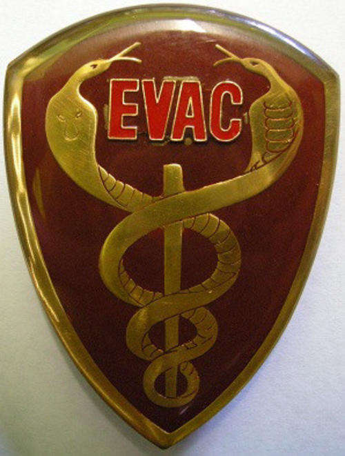 Medic Evac Shoulder Flash Pins Intact