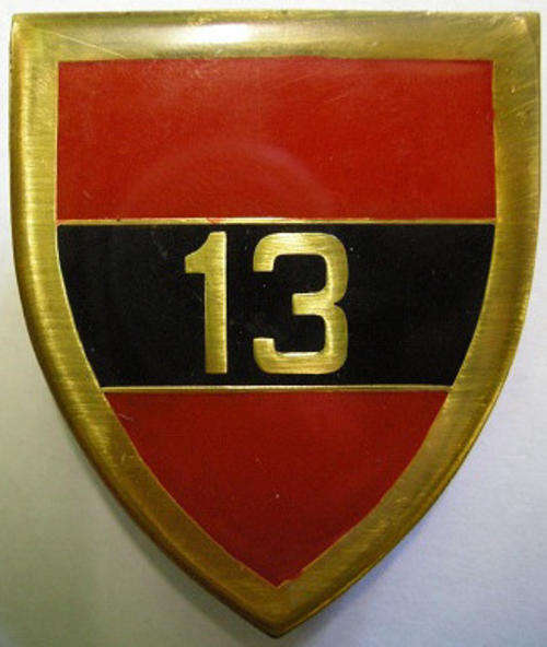 13 Field Squadron Shoulder Flash Only Two Pins