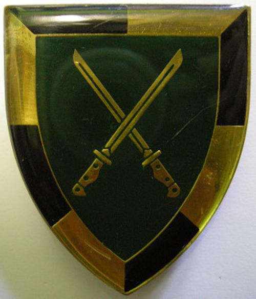 SA Infantry School Shoulder Flash Pins Intact