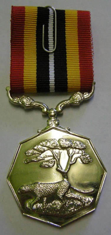Full Size Southern Africa Medal Uniface Susp Short Grass Crisp Detail Mirror Finish Nr @ Back In Box