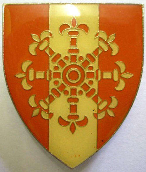 Personnel Services School Shoulder Flash Pins Intact