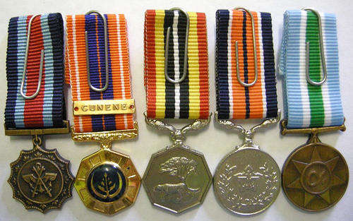 Miniature Medal Set of Five w/ Cunene Bar