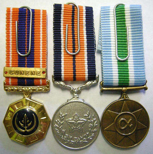 Miniature Medal Set of Three w/ Cunene Bar