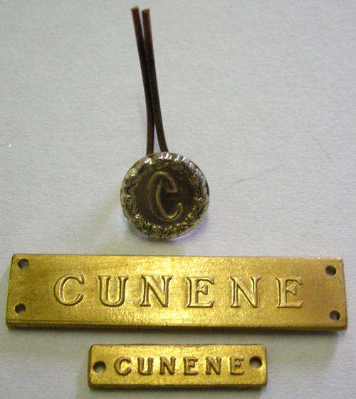 Full Size Cunene Bar, Miniature Cunene Bar & Cunene Button