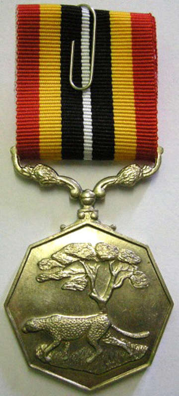 Full Size Southern Africa Medal Uniface Susp Short Grass Crisp Detail Matte Nr @ Back In Box