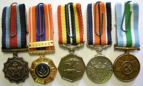 Miniature Medal Set of Five w/ Cunene Bar
