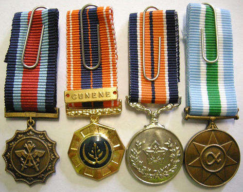 Miniature Medal Set of Four w/ Cunene Bar