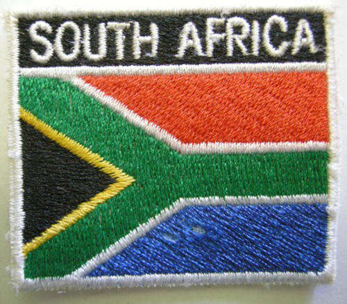 SANDF Camo Uniform Flag Badge Embroidered