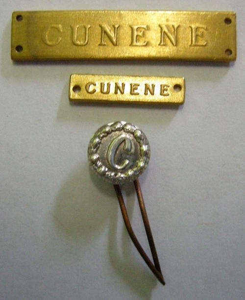 Full Size Cunene Bar, Miniature Cunene Bar & Cunene Button