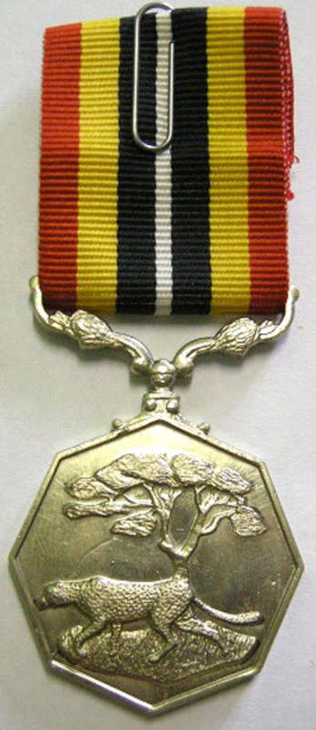 Full Size Southern Africa Medal Uniface Susp Tall Grass Crisp Detail Matte Finish Nr @ Back In Box
