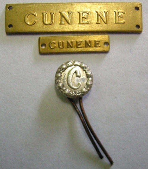 Full Size Cunene Bar, Miniature Cunene Bar & Cunene Button