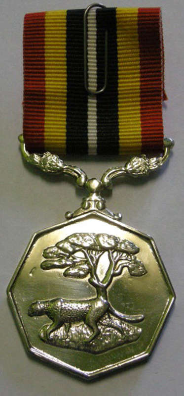 Full Size Southern Africa Medal Double Face Suspender Tall Grass Poor Detail Nr Engraved on Rim
