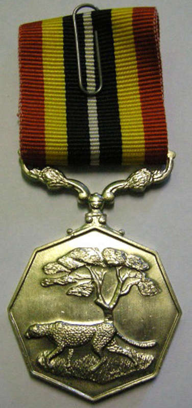 Full Size Southern Africa Medal Uniface Susp Short Grass Crisp Detail Matte Nr @ Back In Box