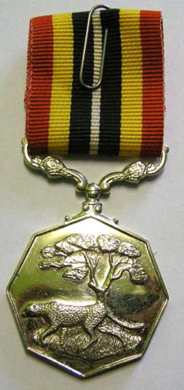 Full Size Southern Africa Medal Uniface Susp Short Grass Crisp Detail Mirror Finish Nr @ Back In Box