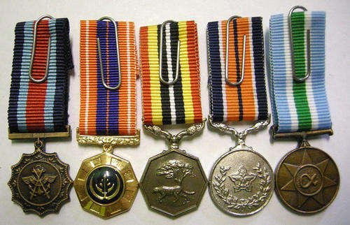 Miniature Medal Set of Five