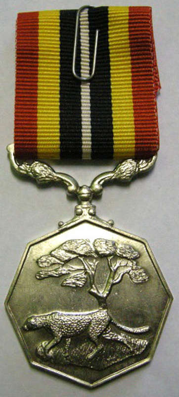 Full Size Southern Africa Medal Uniface Susp Short Grass Crisp Detail Matte Nr @ Back In Box