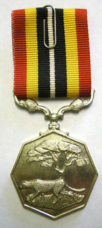 Full Size Southern Africa Medal Uniface Susp Tall Grass Crisp Detail Matte Finish Nr @ Back In Box