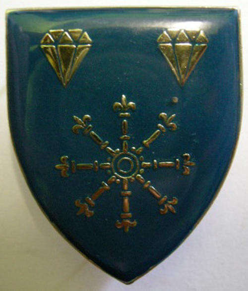 1 SWA Logistics Brigade HQ Pocket Flash Pins Intact Dinnes 5278