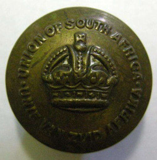Union of South Africa Unie van Zuid Afrika Brass Button 16mm Marked Hobson & Sons