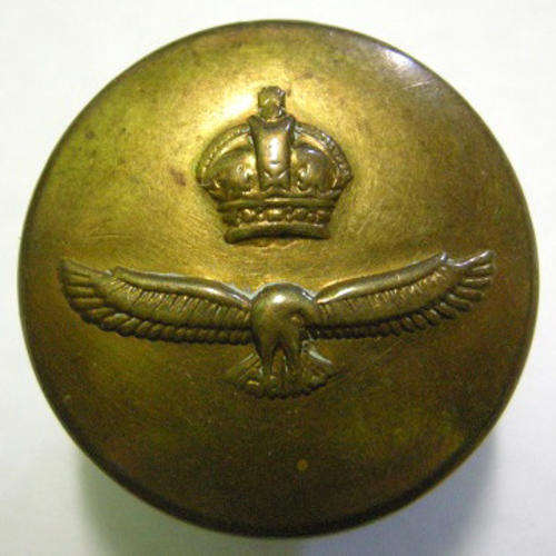 Air Force Brass Button 25mm Marked Metal Art Pretoria